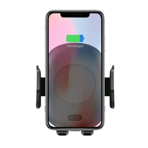 Безжично зарядно и стойка за телефон със сензор Fast Wireless Charger