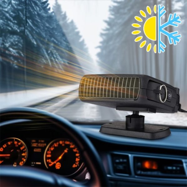 Печка за кола черен 12V 200W
