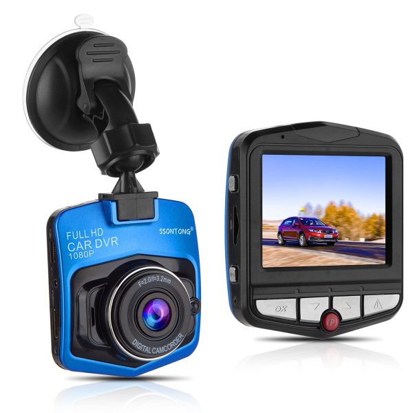 Видeорегистратор За Кола FullHD, 2.4 Инча LCD Екран, 1.3 MPXL, Slim, Вграден Микрофон